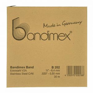 B202 Bandimex Band V2A 6,4mm 30m