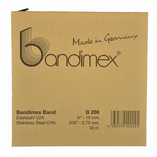 B206 Bandimex Band V2A 19mm 30m