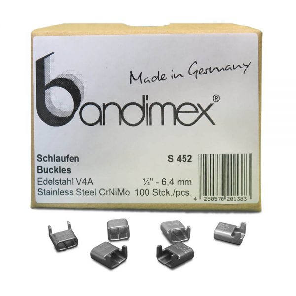 S452 Bandimex Schlaufen V4A 6,4 mm