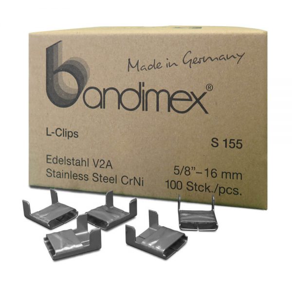 S 155 Bandimex L-Clips V2A 16mm